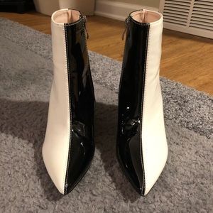 Two-Tone Nasty Gal Pointed Toe Booties